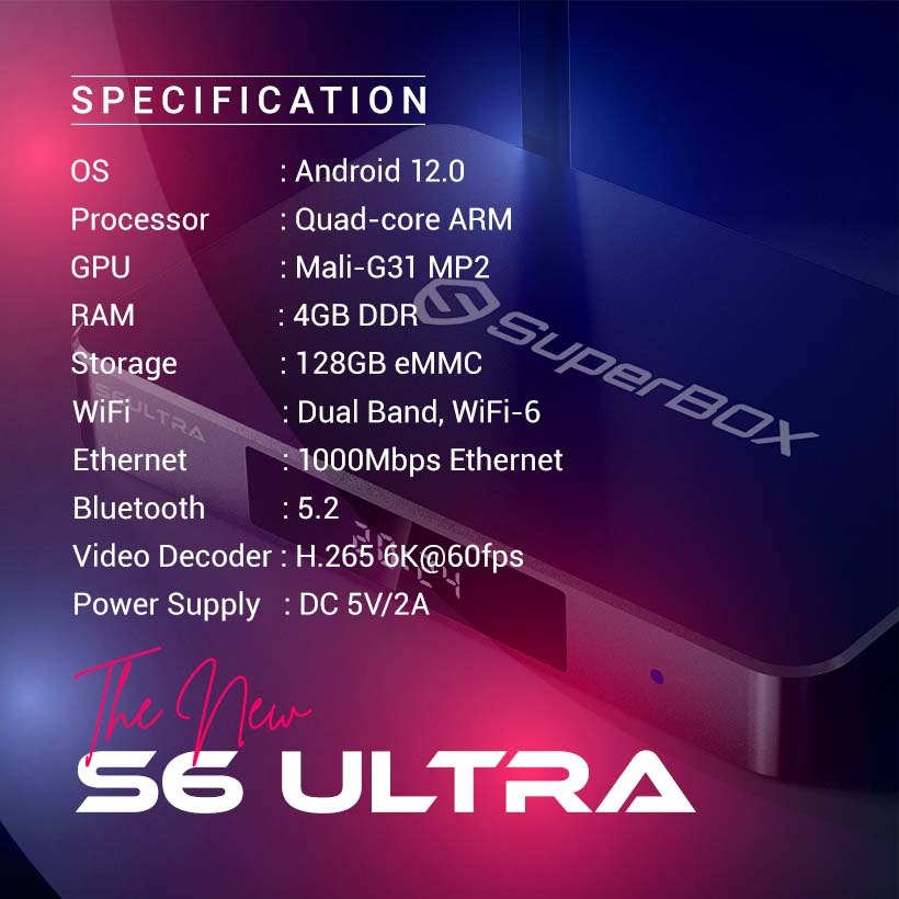 Superbox S6 Ultra